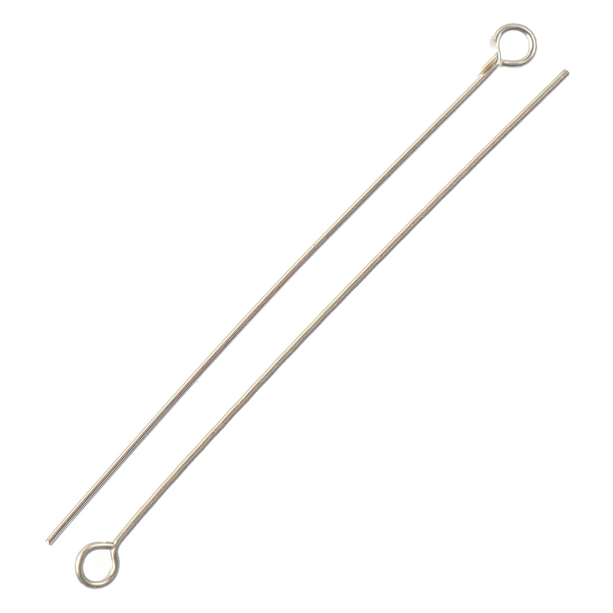 1.5'' Sterling Silver Eye Pins Findings, 20ct. by Bead Landing™